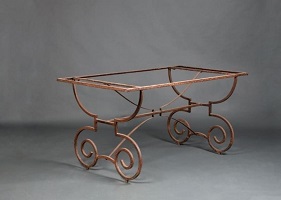 Table de jardin fer forgé