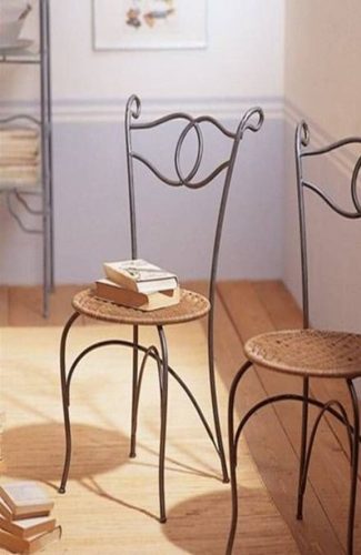 Chaise-fer-forge-salle-a-manger