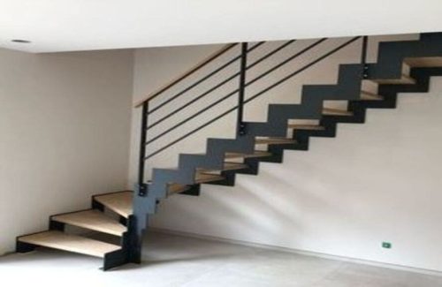 escalier-metal-bois